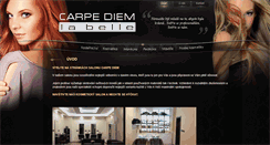 Desktop Screenshot of carpediemlabelle.cz